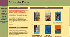Desktop Screenshot of mutabilispress.org