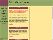 Tablet Screenshot of mutabilispress.org